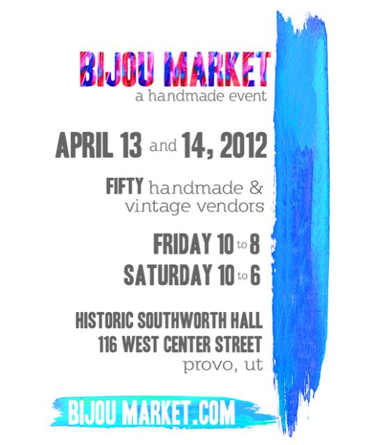 Bijou Market {A Handmade Event} Info+Giveaway...