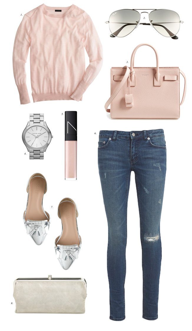 Inspiration Wednesday: Blush and Metallic…