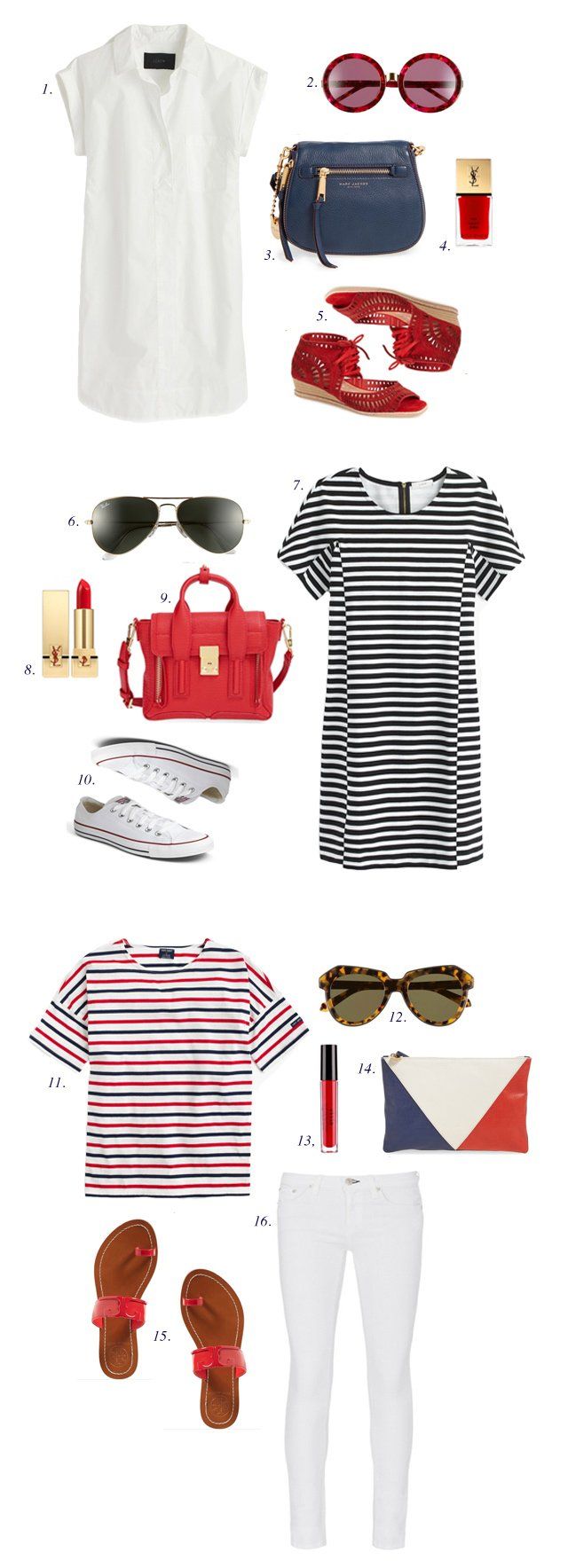 Inspiration Wednesday: Fourth of July Outfits...