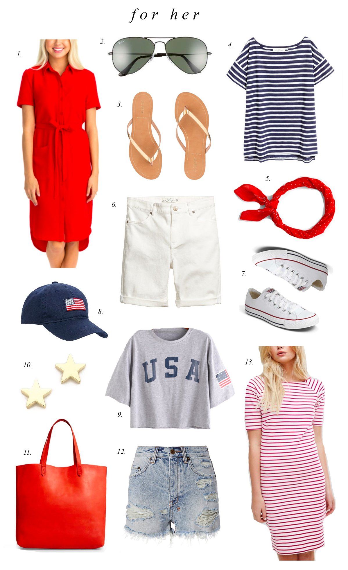 Inspiration Wednesday: Red, White and Blue...