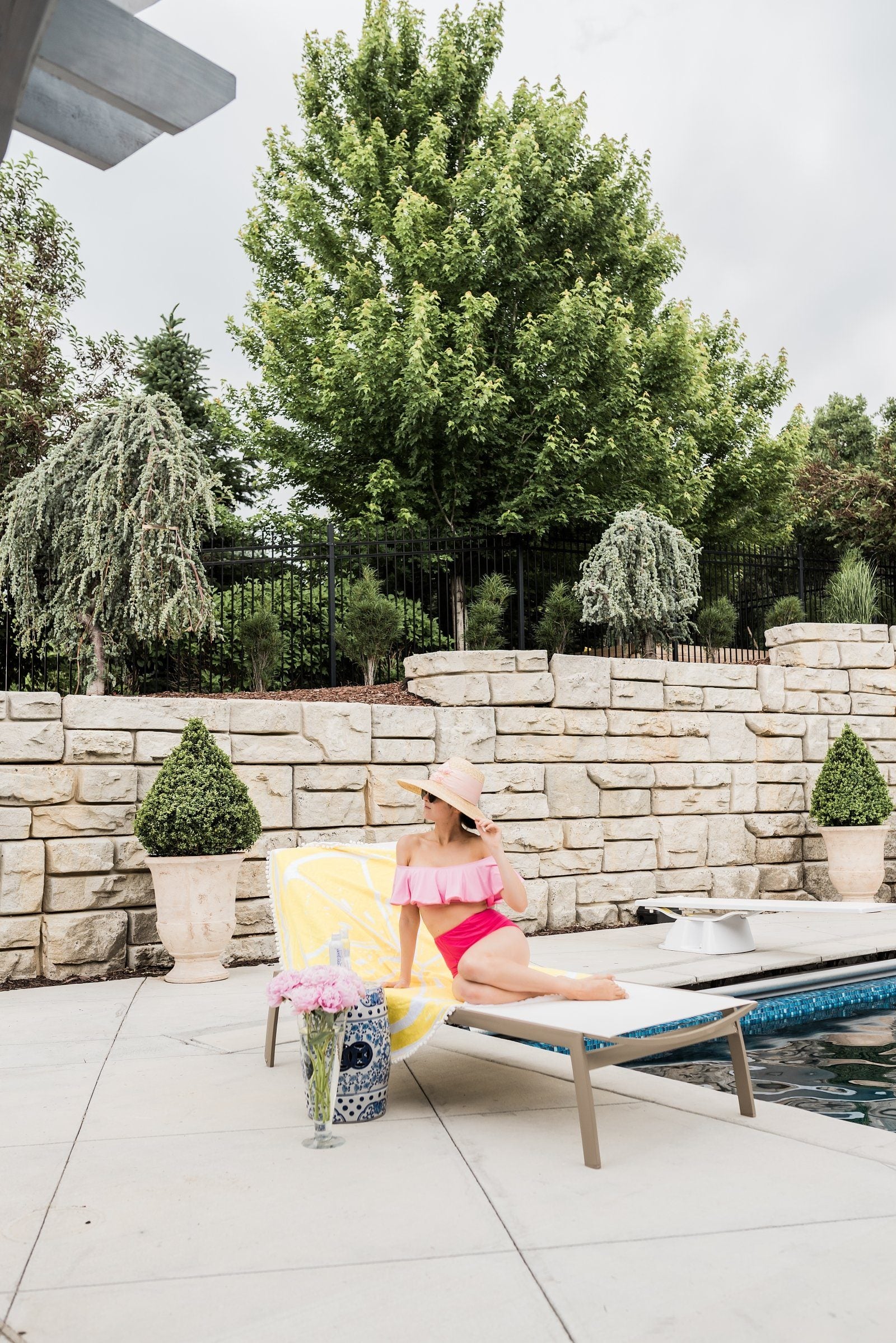 Poolside...