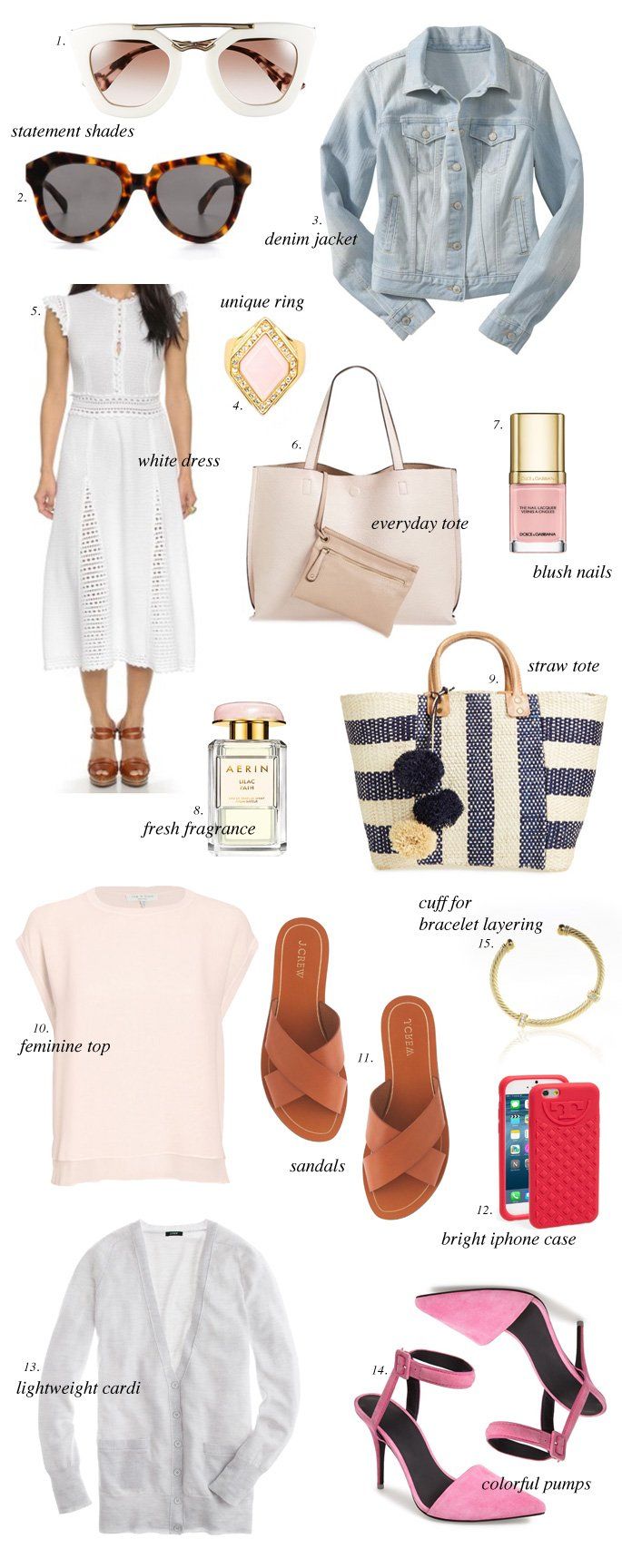 Spring Time Wardrobe Essentials…