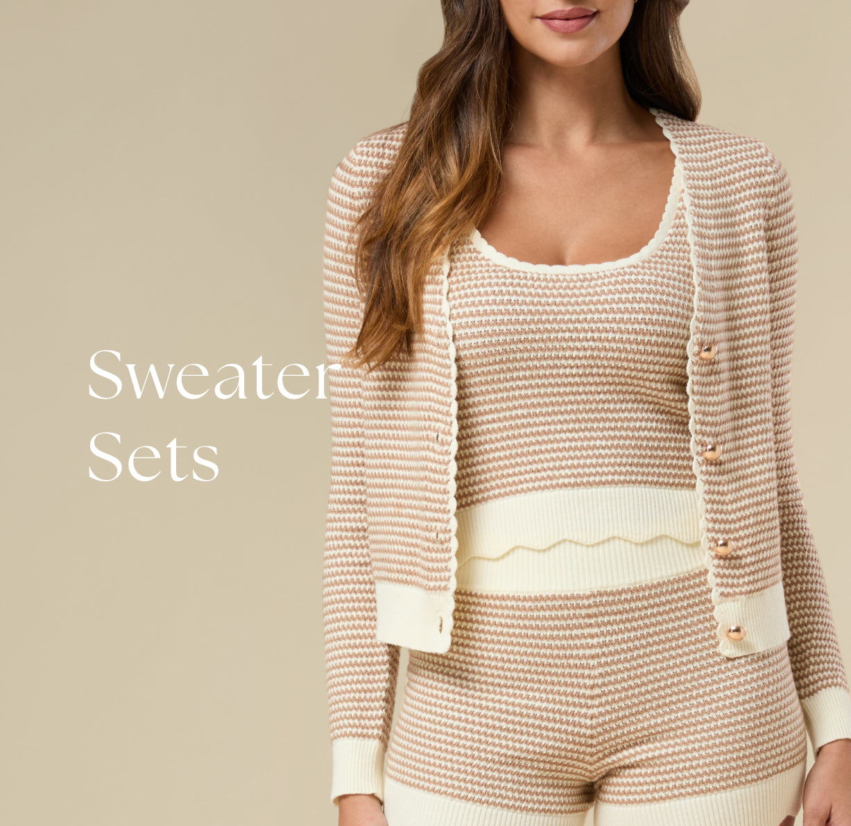 Rachel Parcell Summer 2024 Sweater Matching Sets